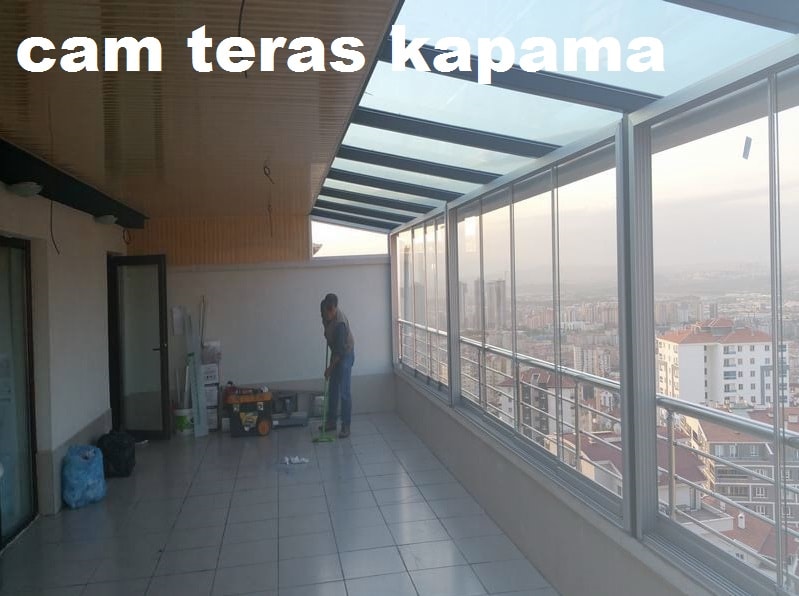 İzmir sabit cam tavan teras kapama