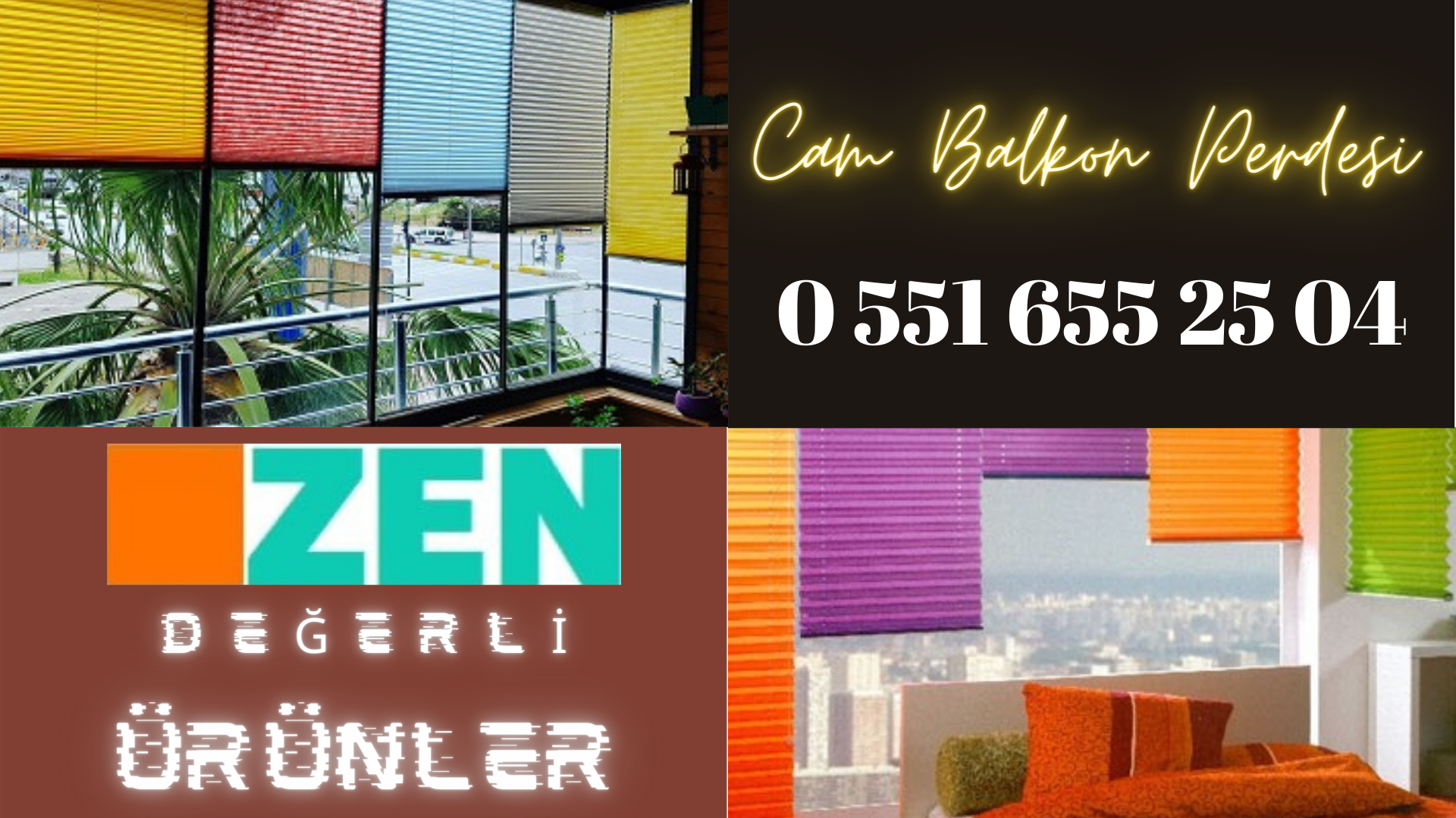 cam balkon perde fiyatları İzmir