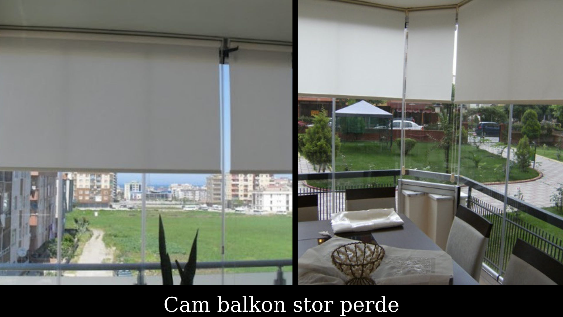 Cam balkon stor perde İzmir